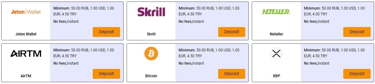 paripesa apk payment methods