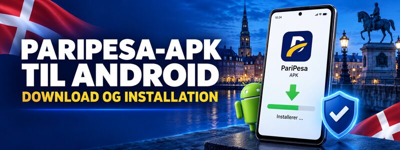 Download og installation af PariPesa APK på Android i Danmark