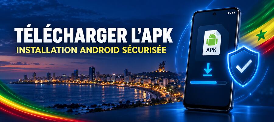 Téléchargement sécurisé de l’APK PariPesa sur Android au Sénégal.