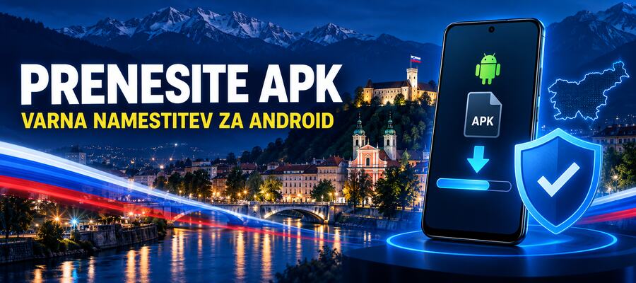 Varen prenos in namestitev APK PariPesa na Androidu v Sloveniji.