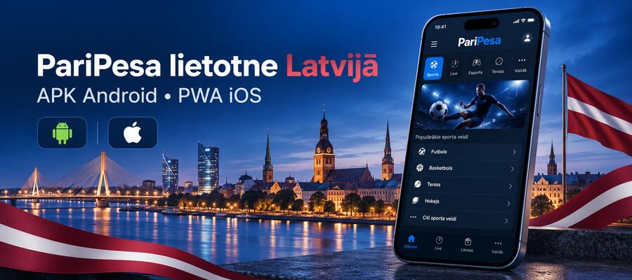PariPesa lietotne Latvijā – APK lejupielāde Android un PWA piekļuve iOS ierīcēm
