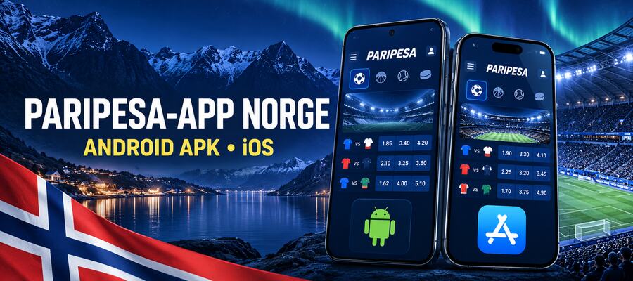 PariPesa-appen i Norge for Android og iOS med sportsspill pÄ mobilen.