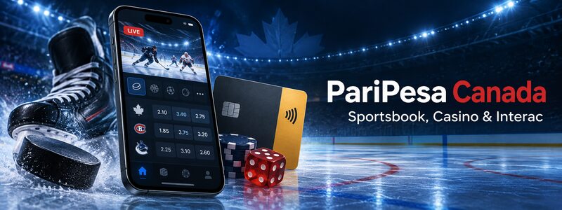 PariPesa Canada mobile app with sportsbook, casino and Interac features