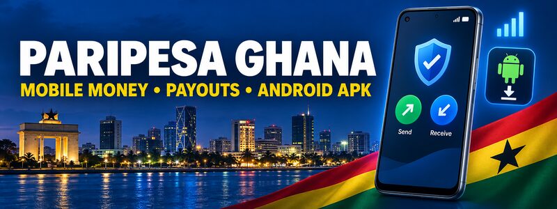 PariPesa Ghana app with mobile money payouts and Android APK download