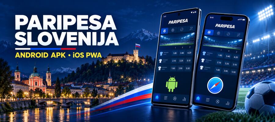 Aplikacija PariPesa v Sloveniji za Android APK in iOS PWA.