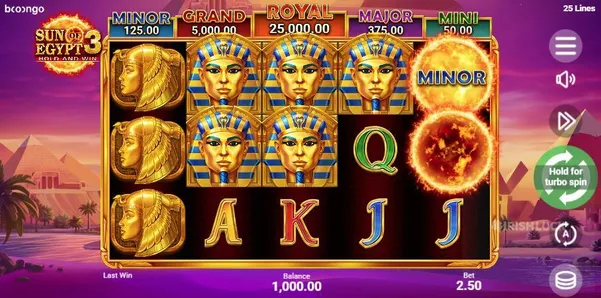 Sun of Egypt 3 slot Kenya Hold and Win jackpots
